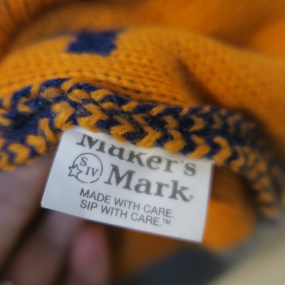 RARE Maker’s Mark Phoenix Suns Christmas Sweater Knit Orange Basketball Whiskey - Picture 5 of 9